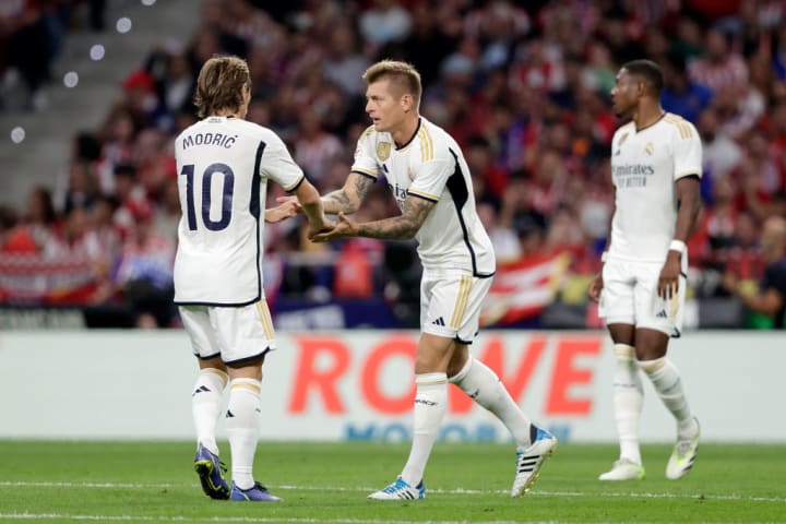 Im Wettbewerb wechseln sich Luka Modric und Toni Kroos ab